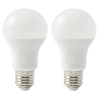 Philips Hue E27 LED Cool white & warm white GLS Dimmable Smart Light bulb, Pack of 2