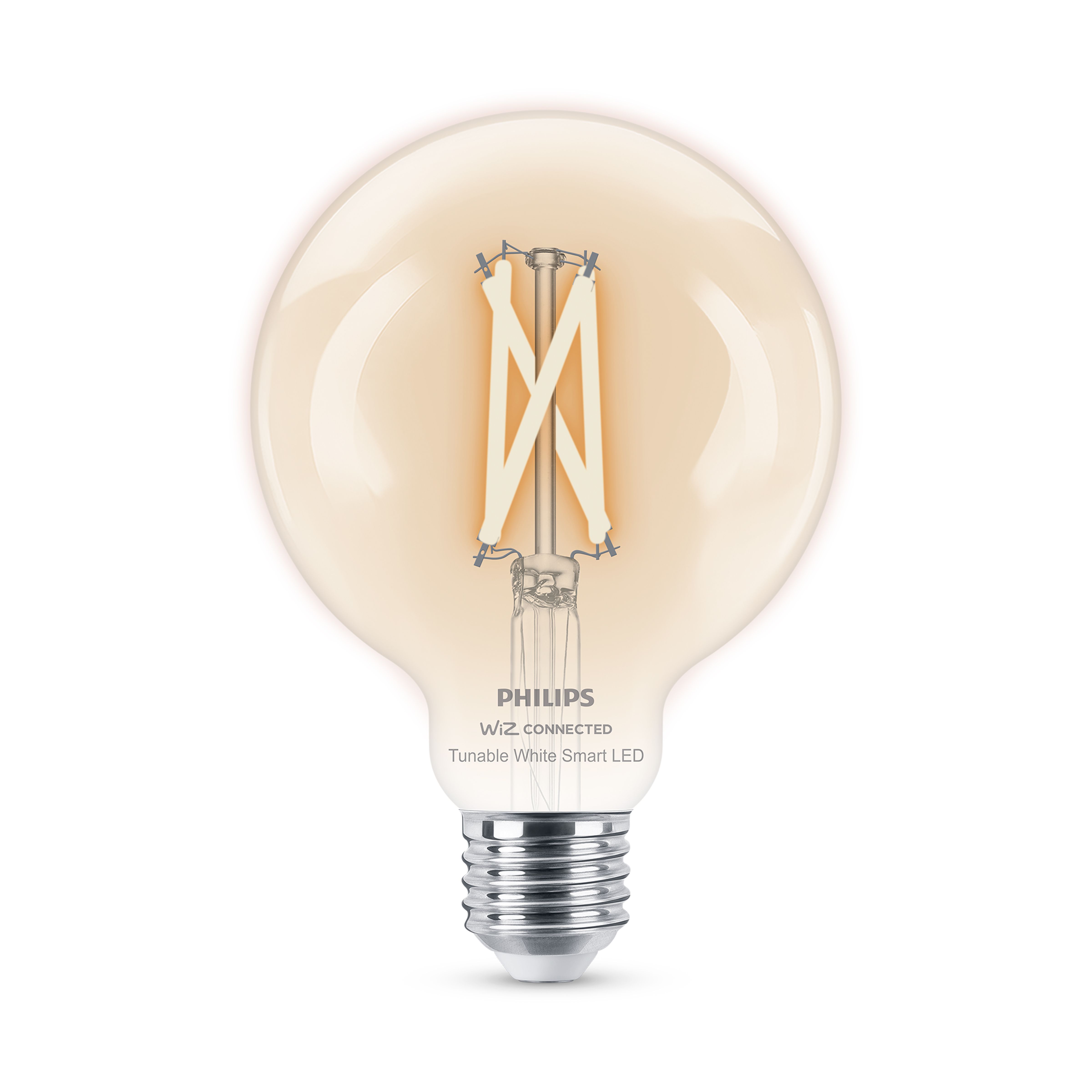 Philips PhilipsSmart E27 60W LED Cool white & warm white Globe Dimmable Filament Smart Light bulb
