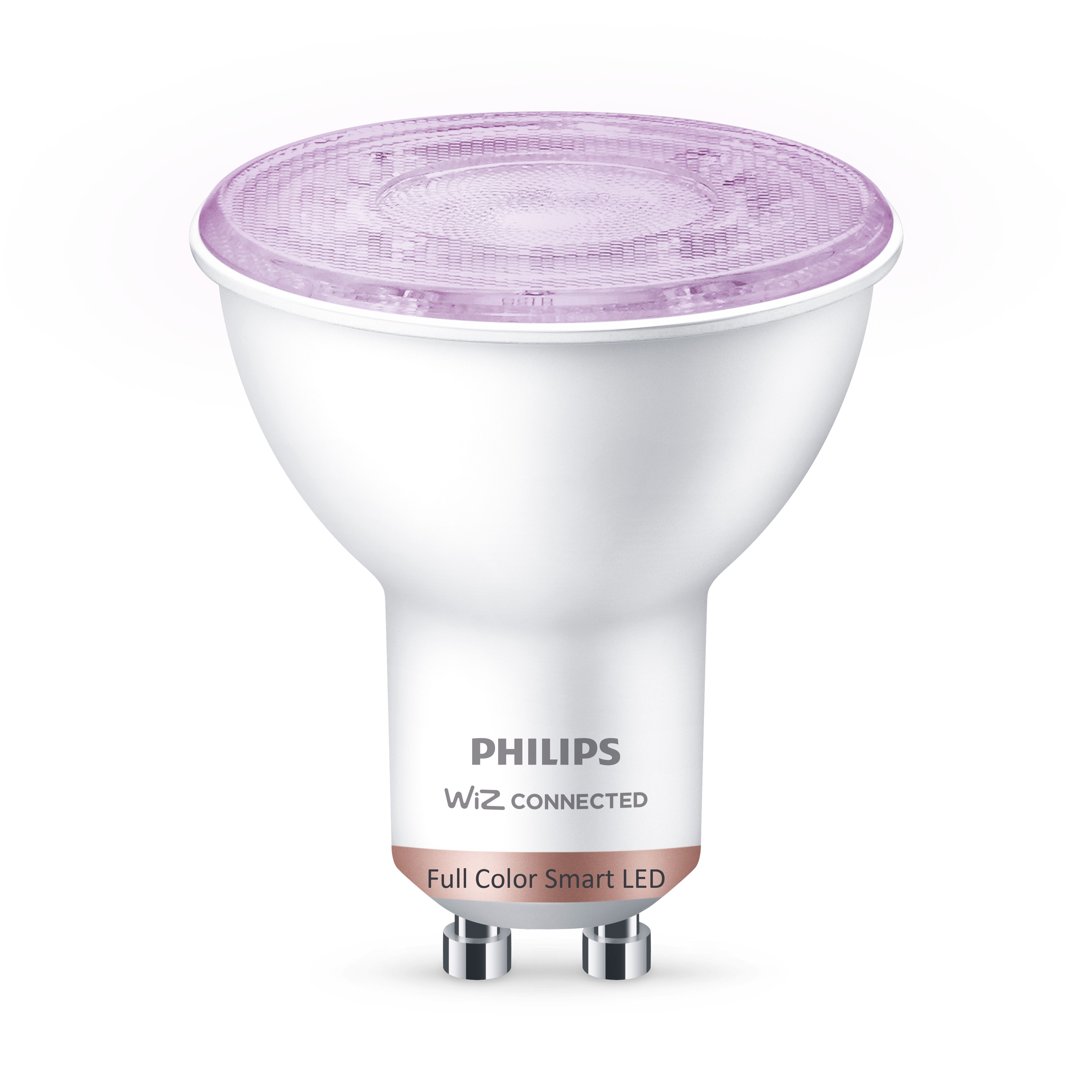 Philips PhilipsSmart GU10 50W LED Cool white, RGB & warm white Reflector Dimmable Smart Light bulb