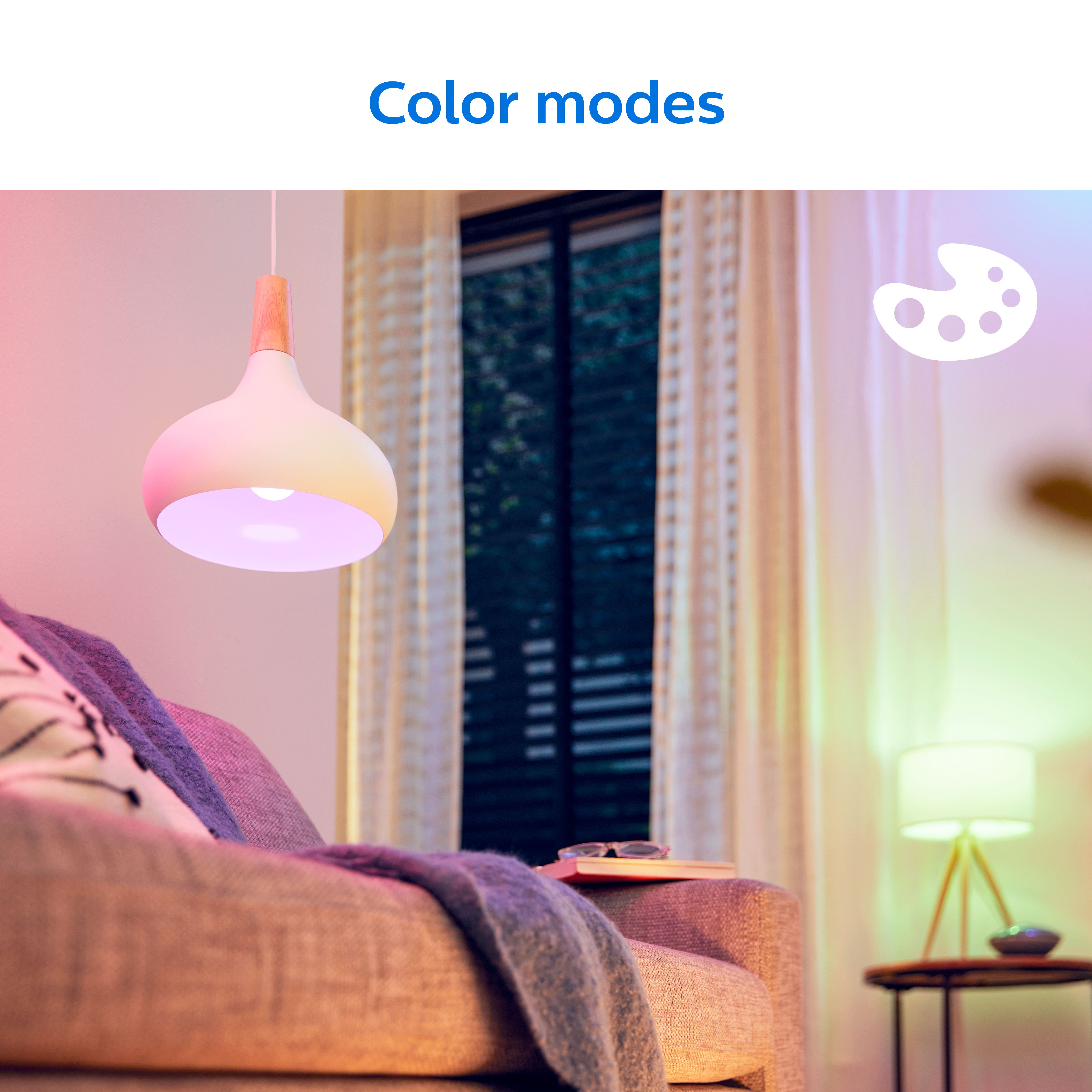 Philips PhilipsSmart SES 40W LED Cool white, RGB & warm white Candle Dimmable Smart Light bulb