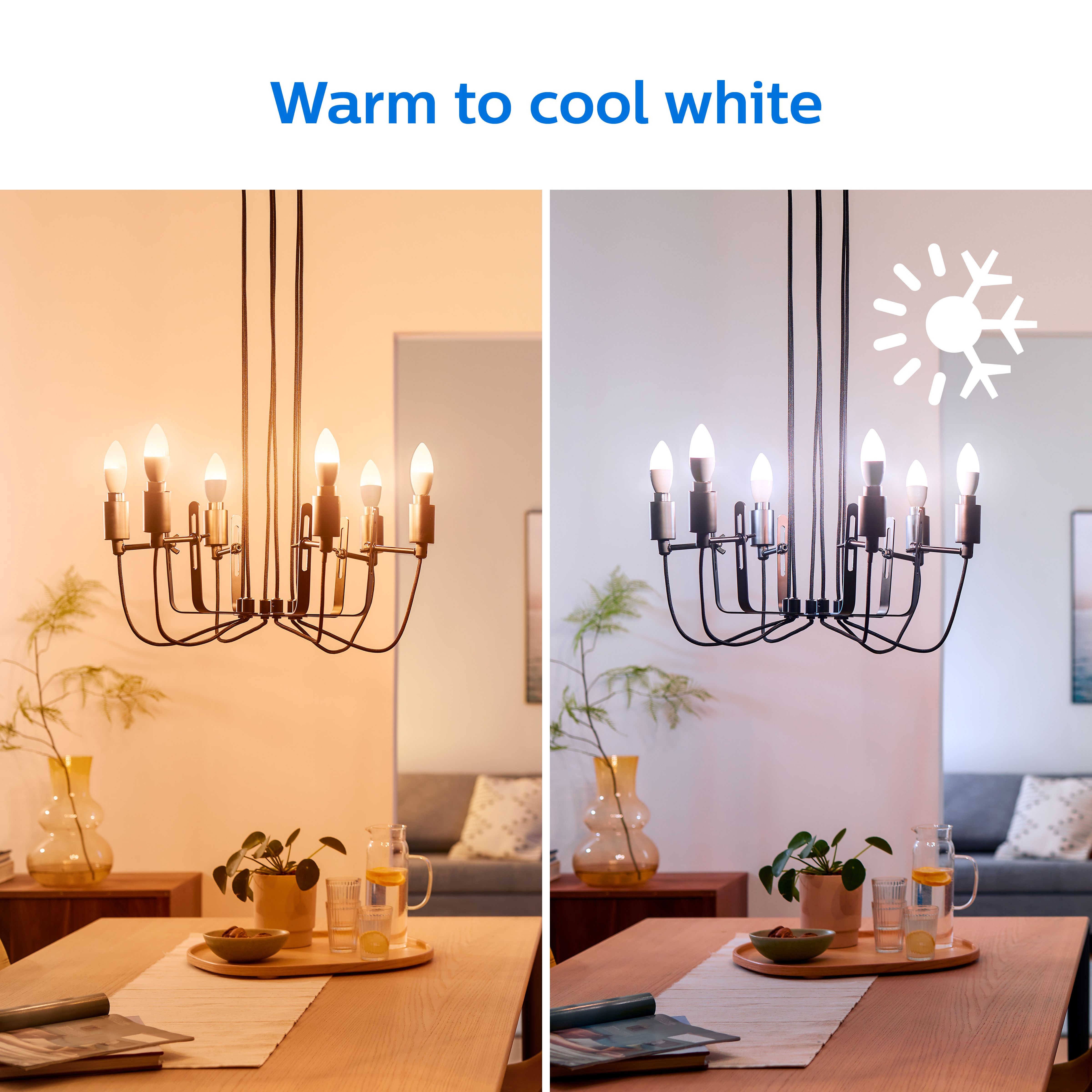Philips PhilipsSmart SES 40W LED Cool white, RGB & warm white Candle Dimmable Smart Light bulb