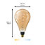 Philips WiZ E27 25W LED Cool white & warm white Filament Smart Light bulb