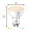 Philips WiZ GU10 50W LED Cool white & warm white Reflector Dimmable Light bulb