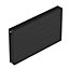 Piatto Matt charcoal Horizontal Panel Radiator, (W)1000mm x (H)600mm