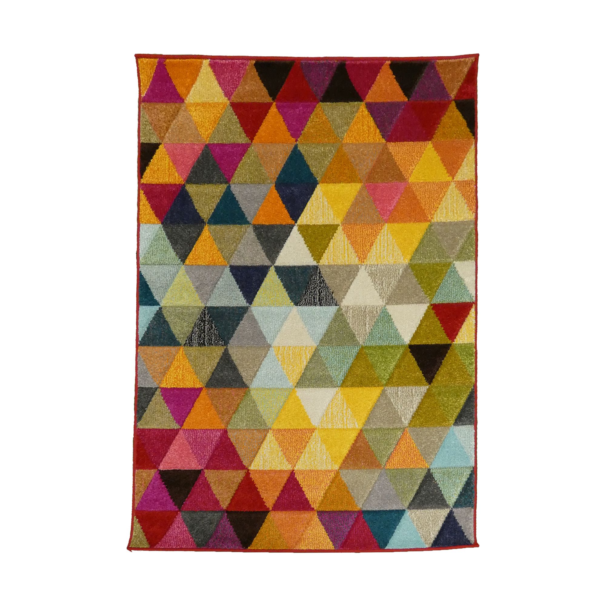 Piccadilly Multicolour Geometric Rug 230cmx160cm