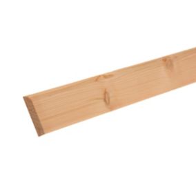 Pine Bullnose Skirting board (L)2.4m (W)94mm (T)12mm