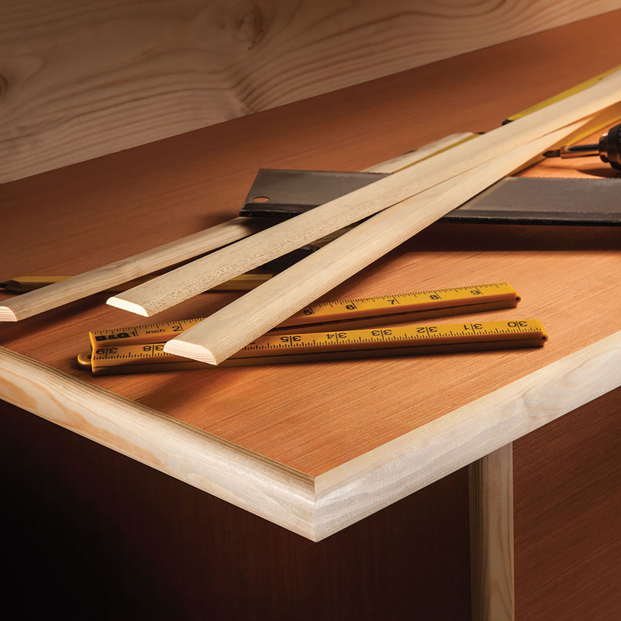 Pine Half dowel Moulding (L)2.4m (W)6mm (T)21mm