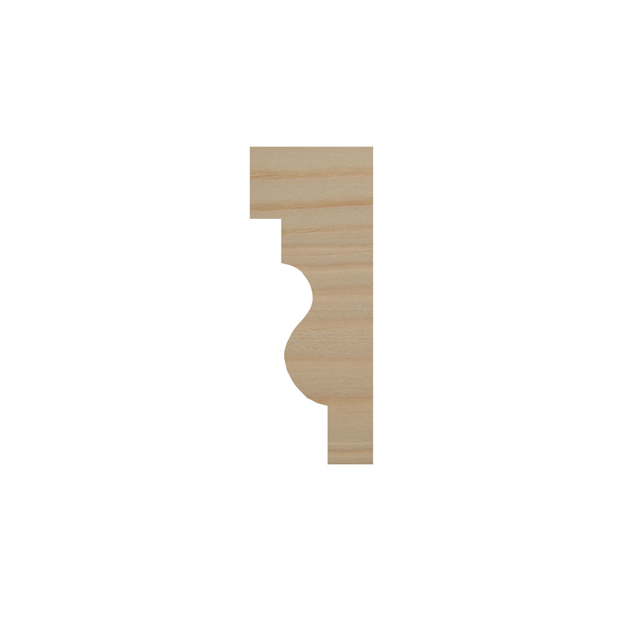 Pine Moulding (L)2.4m (W)21mm (T)9mm