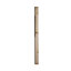 Pine Stop chamfered newel post (H)1500mm (W)90mm