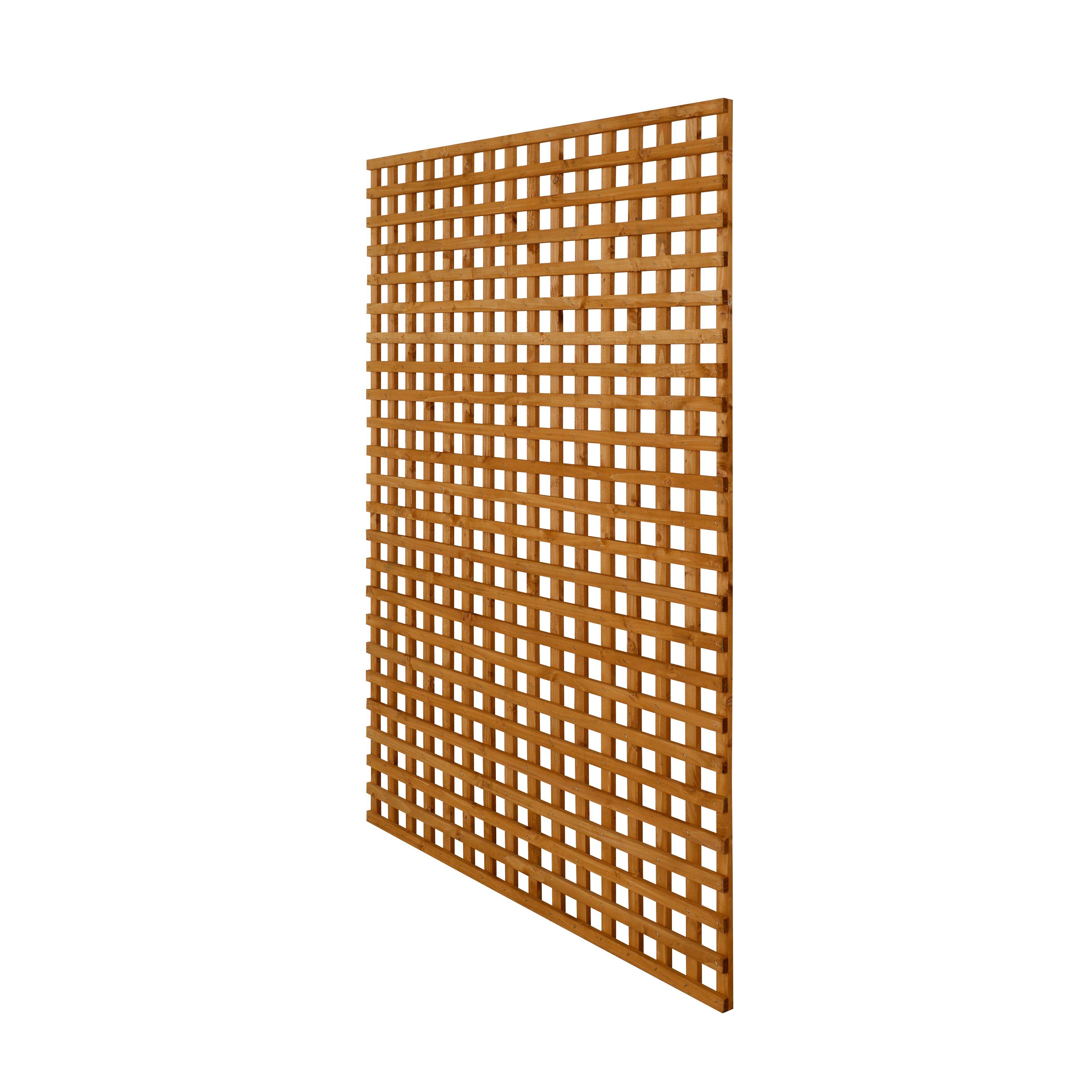 Pine Trellis panel, Pack of 5 (W)122cm x (H)183cm