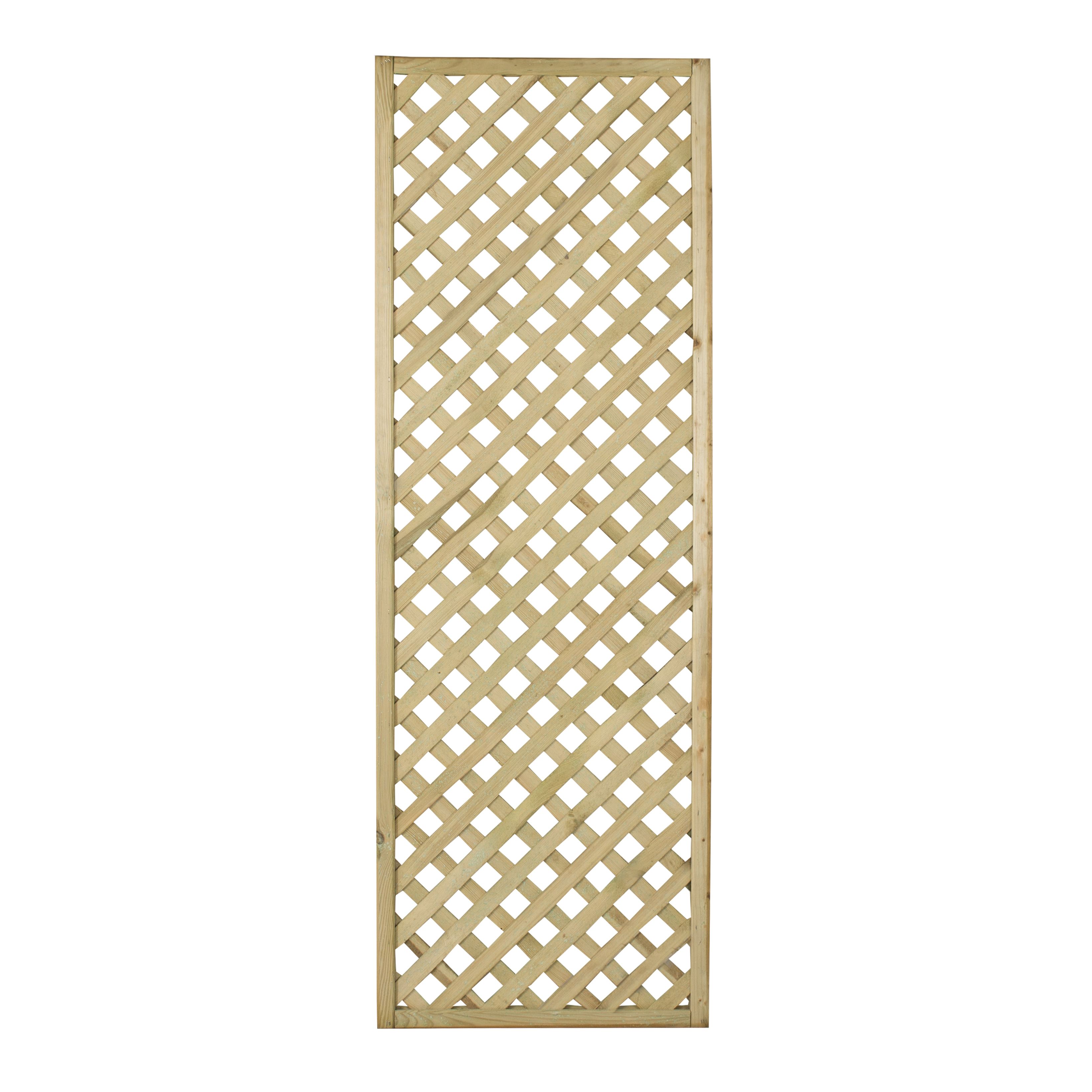 Pine Trellis panel, Pack of 5 (W)60cm x (H)180cm