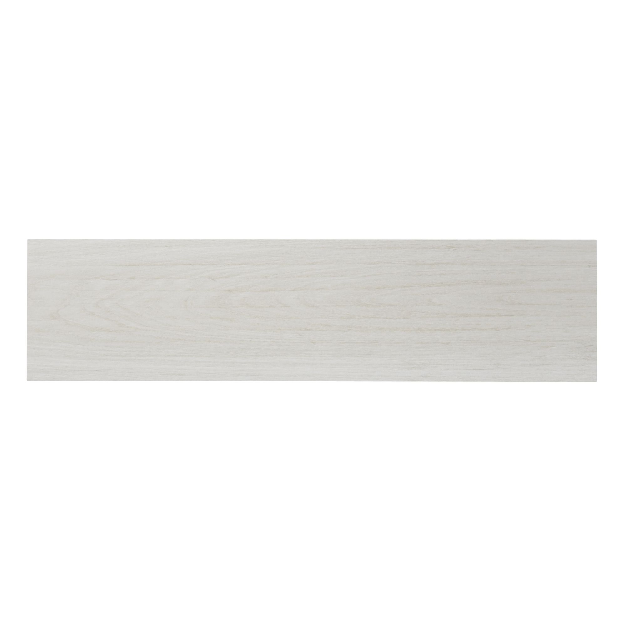 Pine wood White Matt Wood effect Porcelain Outdoor Floor Tile, Pack of 8, (L)800mm (W)200mm