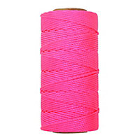 Pink Braided nylon Brick line 0.1m