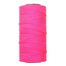 Pink Braided nylon Brick line 0.1m