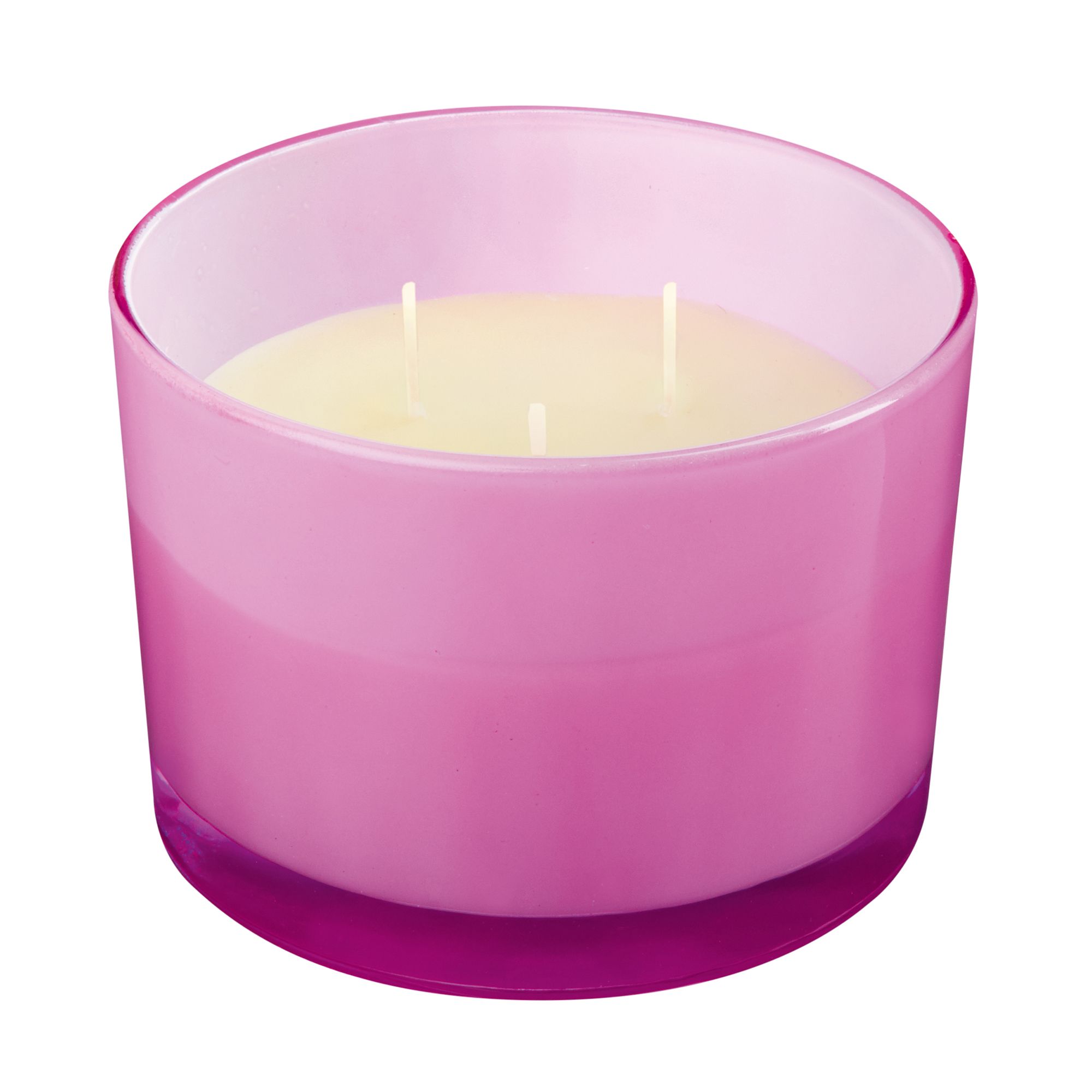 Pink Lemon grass Citronella Scented candle 900g, Small