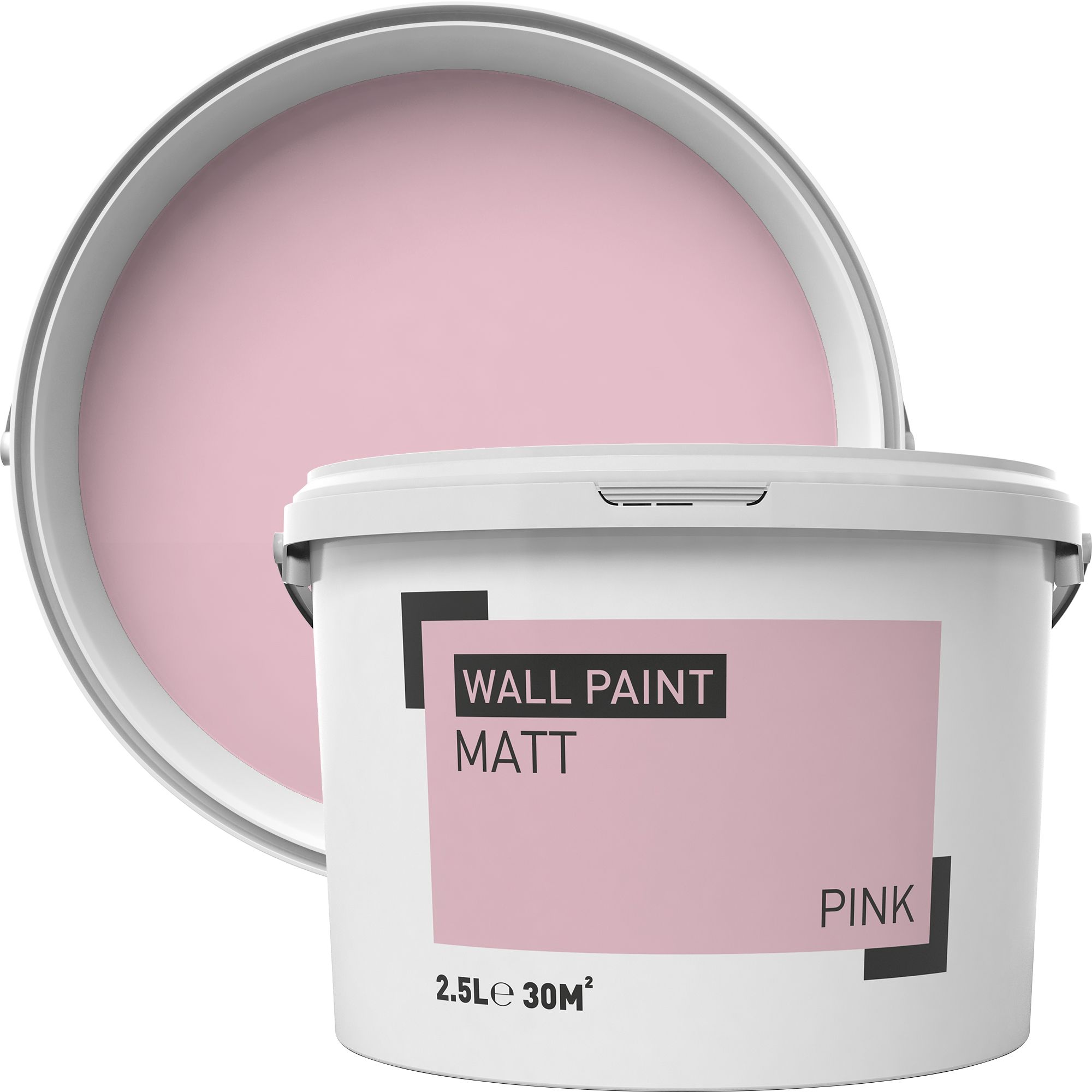 Pink Matt Emulsion paint, 2.5L