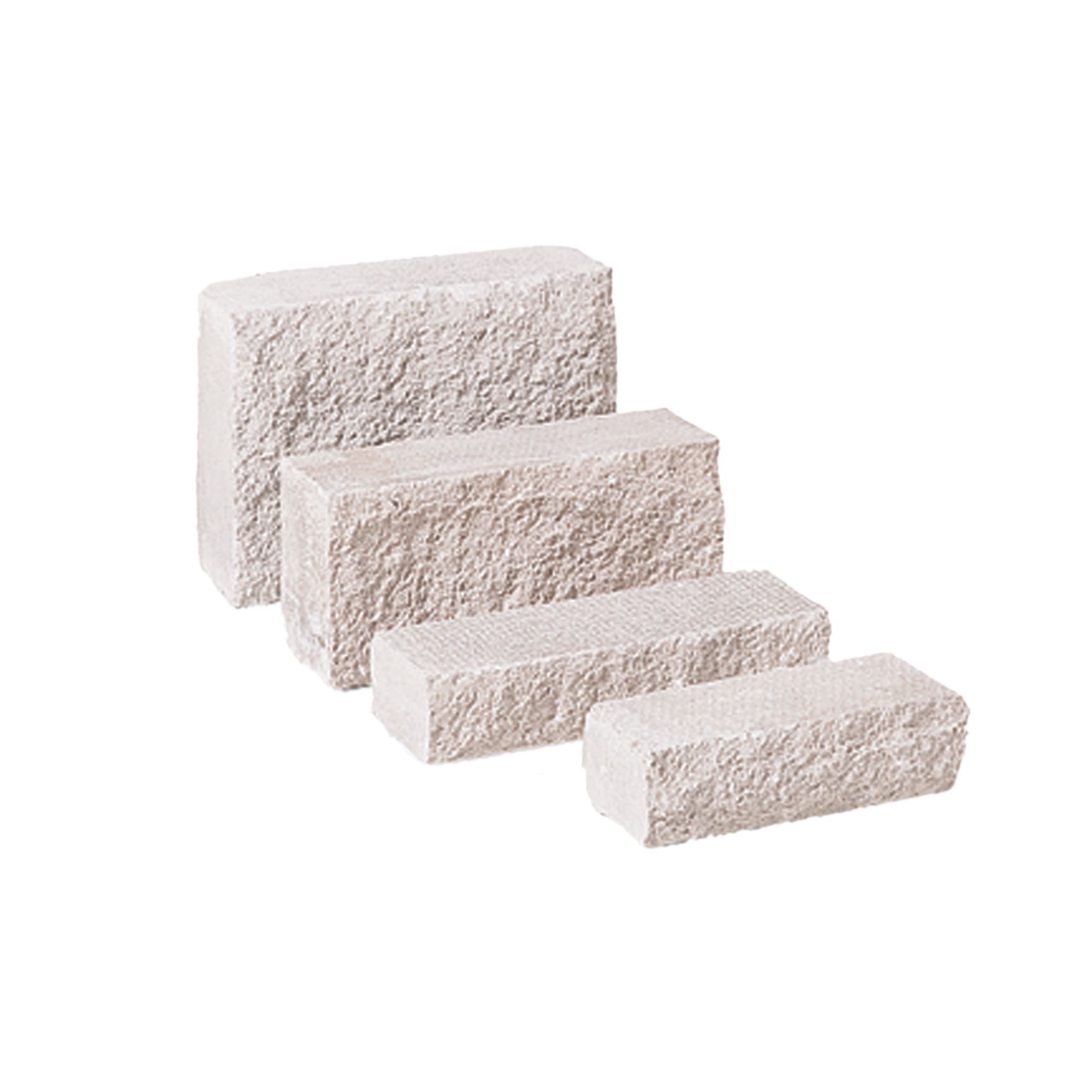 Pitched Grey Double-sided Walling stone (L)215mm (H)63mm (T)90mm