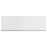 Plain White Gloss Ceramic Wall Tile, Pack of 8, (L)600mm (W)200mm