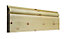 Planed Natural Pine Torus Skirting board (L)2.4m (W)144mm (T)19.5mm