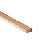Planed square edge Spruce Stick timber (L)2.1m (W)32mm (T)12mm 253253, Pack of 30