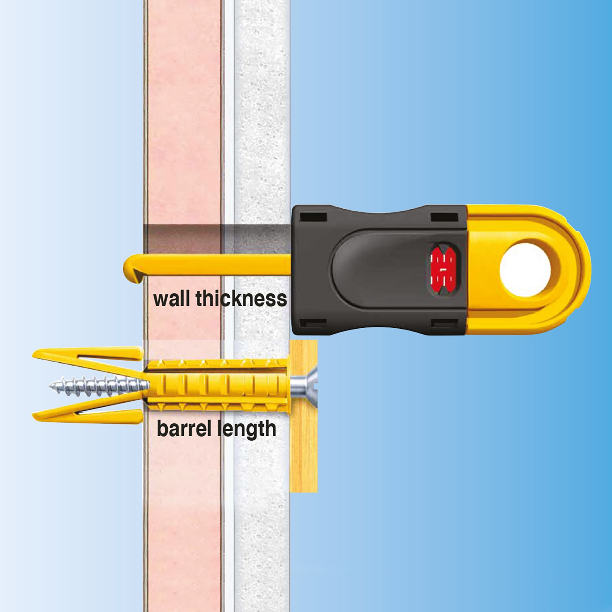 Plasplugs Multi-Size Plasterboard fixing (Dia)7mm (L)44mm, Pack of 50