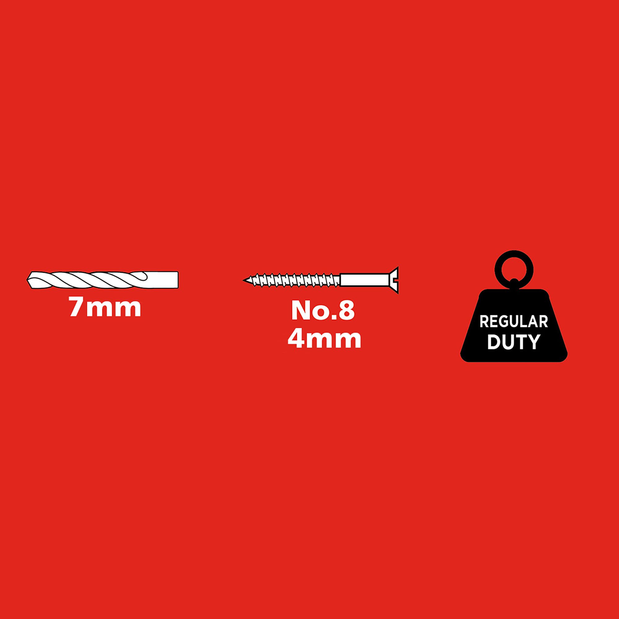 Plasplugs Plasterboard fixing (Dia)8.8mm (L)36mm, Pack of 25