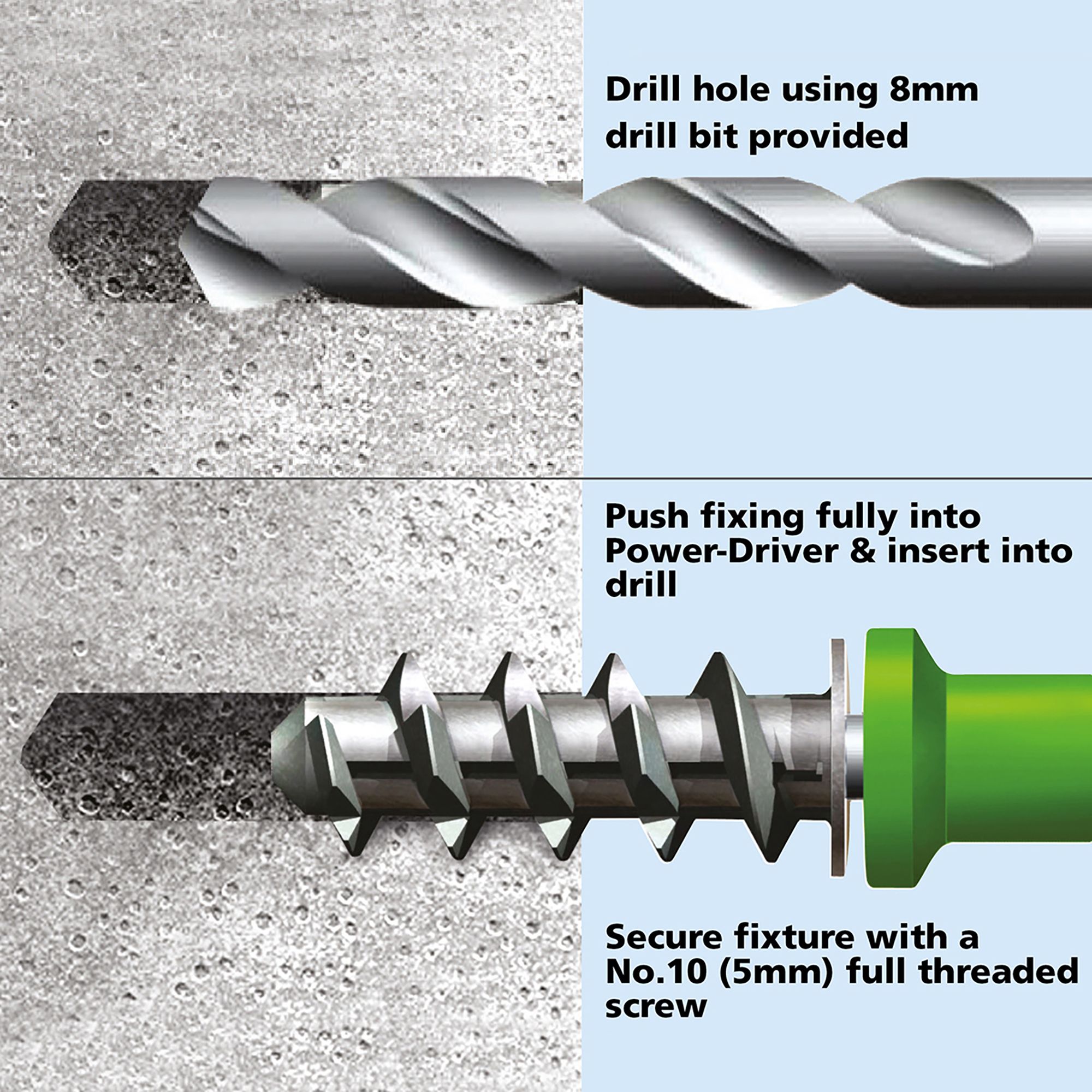 Plasplugs Plastic Thermal block fixing (Dia)7mm (L)33mm, Pack of 40