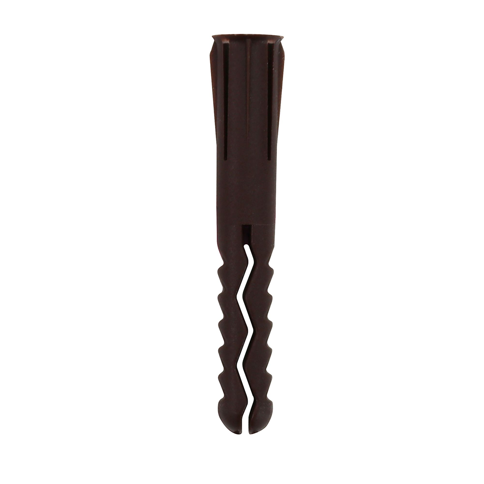 Plasplugs Super Grips PZ Brown Multi-purpose screw & wall plug (Dia)7mm (L)45mm, Pack of 500