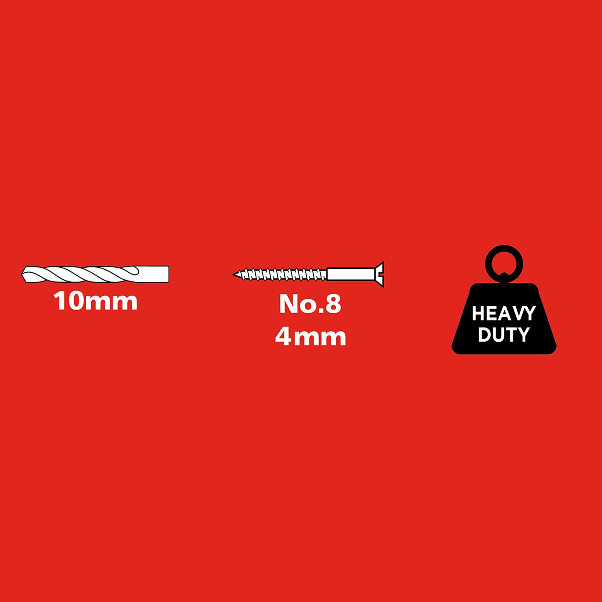 Plasplugs Super toggle Nylon Hollow wall anchor (Dia)10mm (L)37mm, Pack of 20