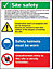 Plastic Safety sign, (H)400mm (W)300mm