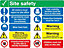 Plastic Safety sign, (H)600mm (W)800mm