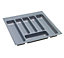 Plastic Stainless steel effect Utensil tray, (H)50mm (W)460mm