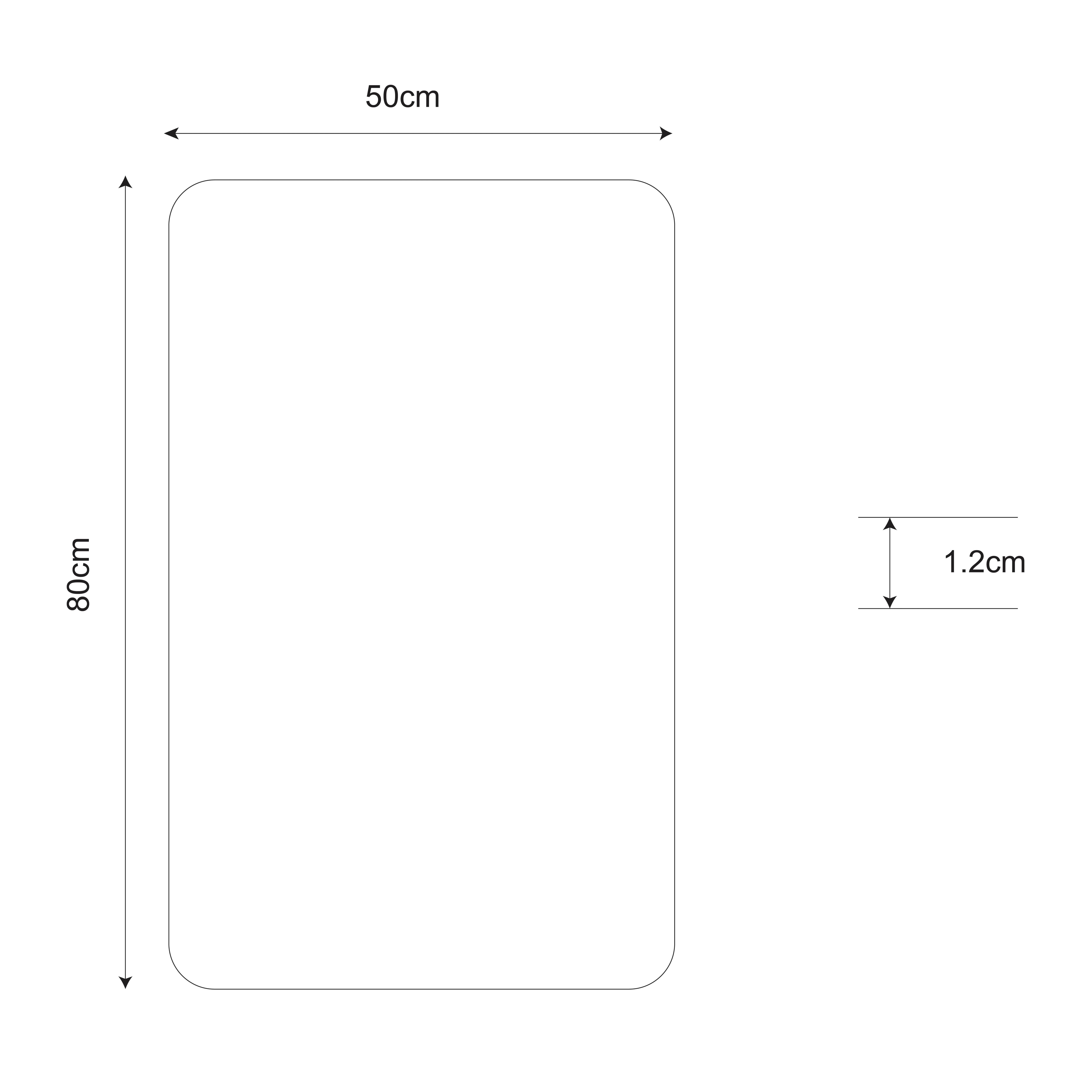 Plaza Natural Geo Door mat, 80cm x 50cm