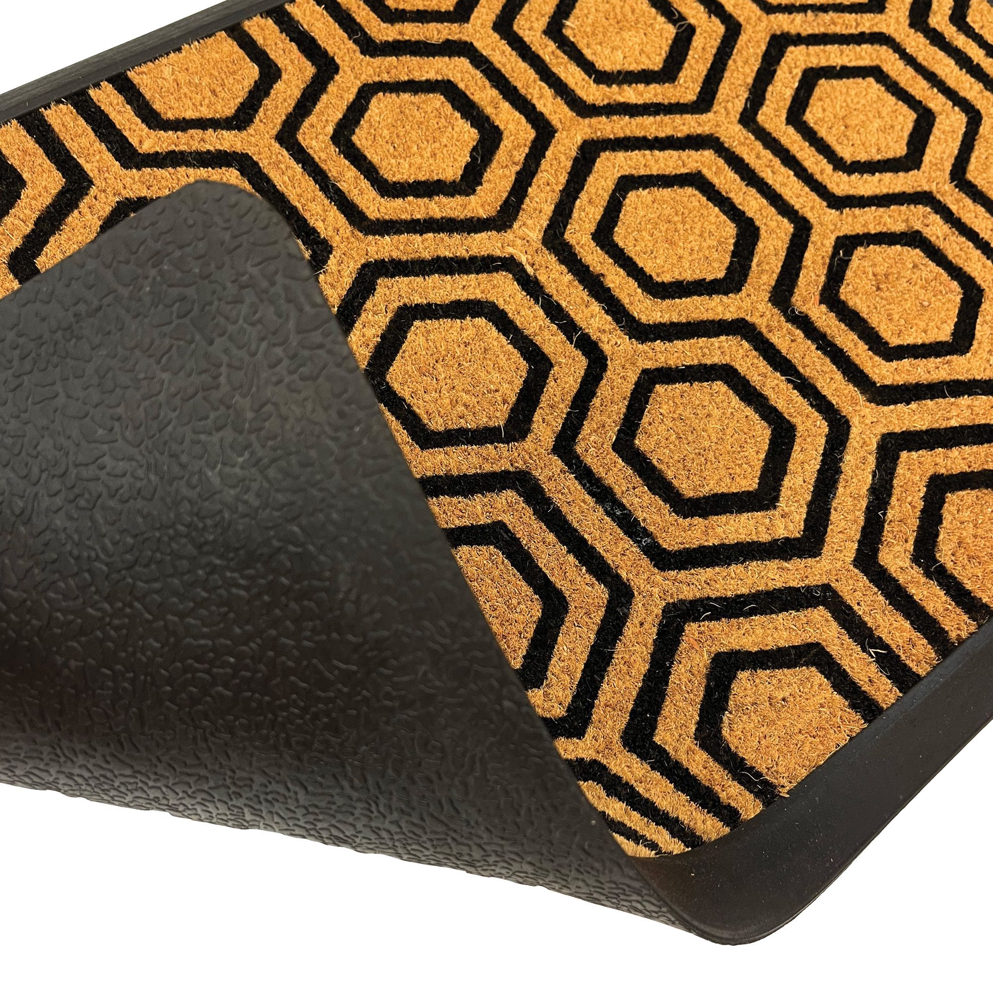 Plaza Natural Geo Door mat, 80cm x 50cm