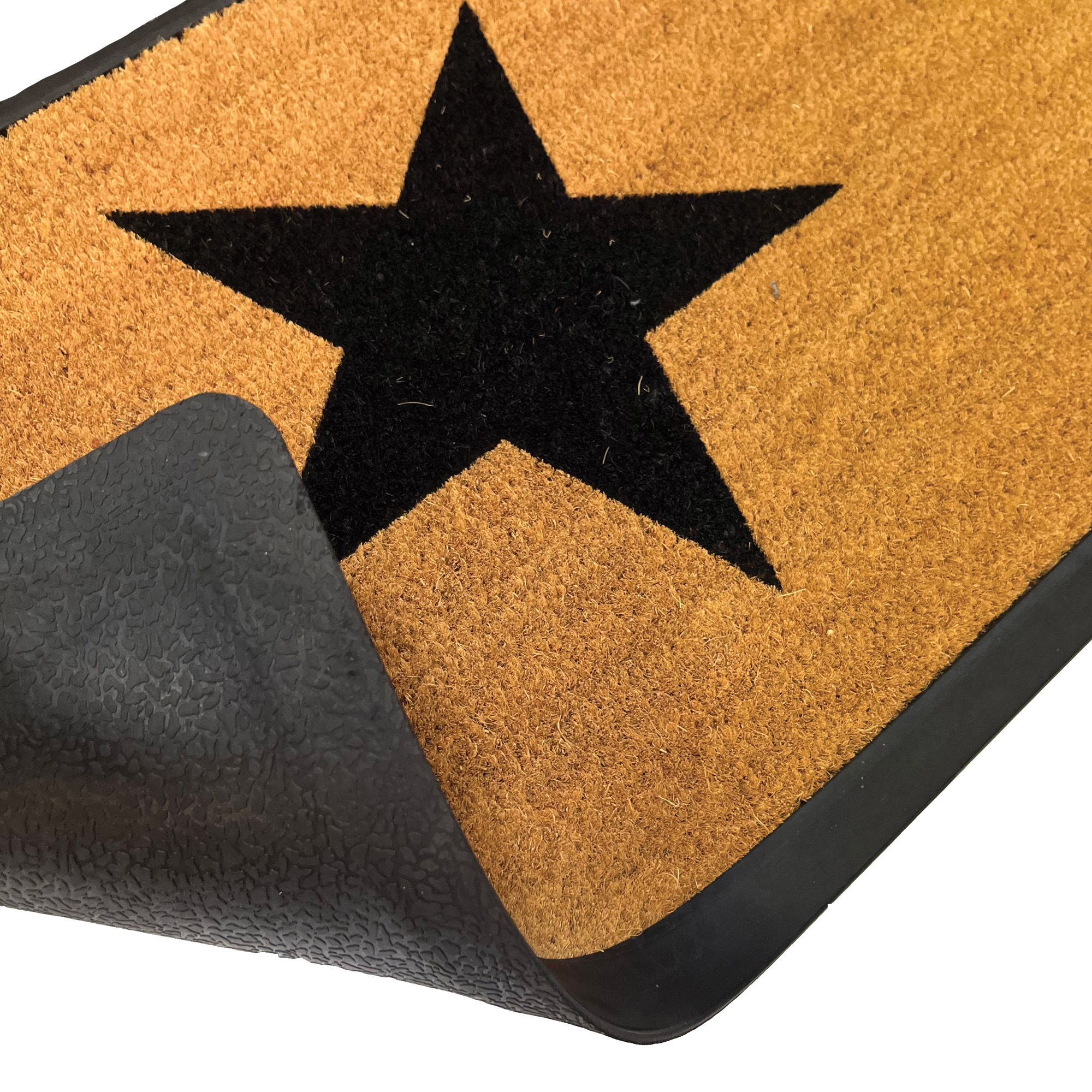 Plaza Natural Star Door mat, 80cm x 50cm