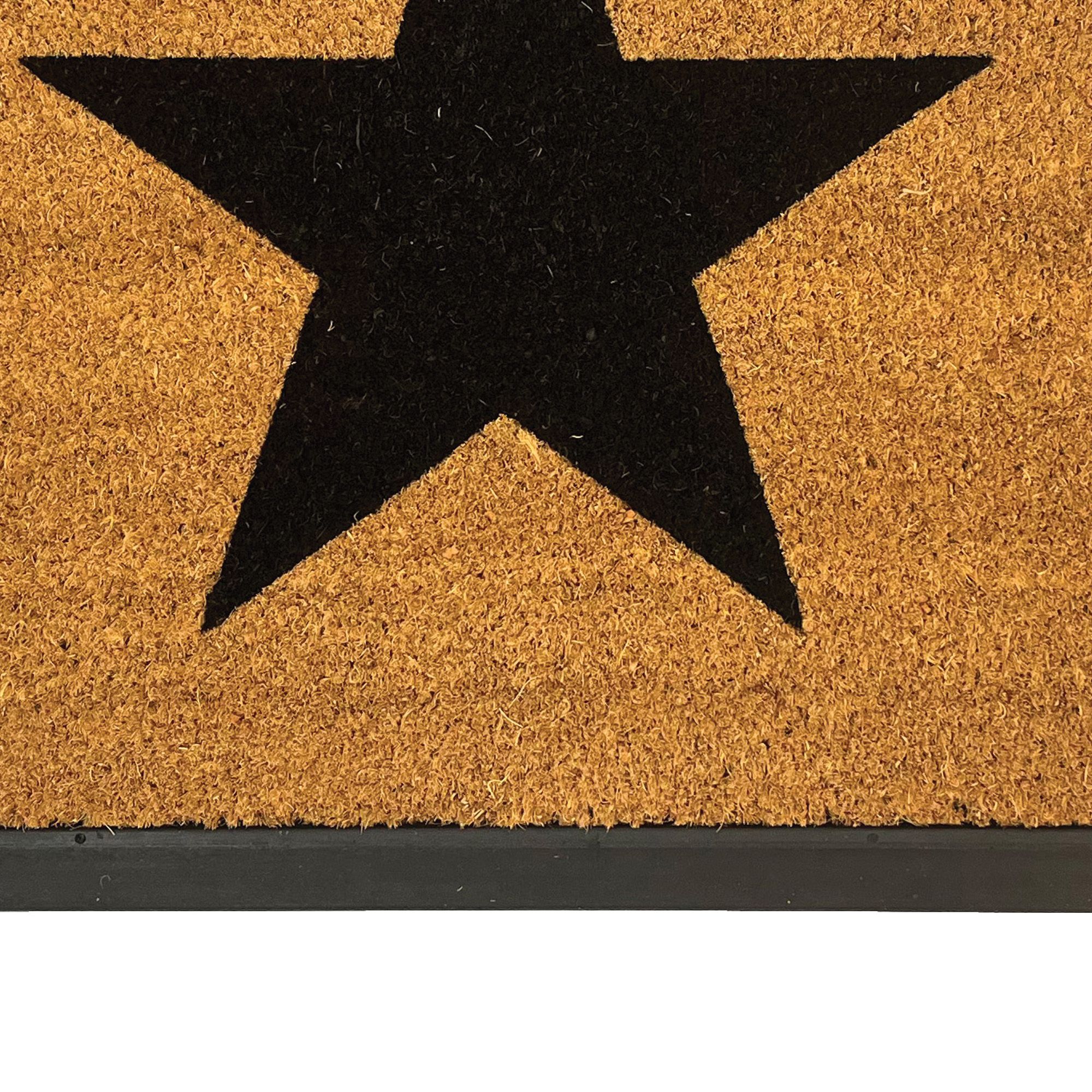 Plaza Natural Star Door mat, 80cm x 50cm
