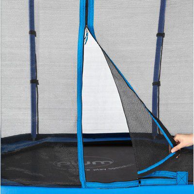 Plum Junior Blue green 7 ft Trampoline enclosure Tradepoint