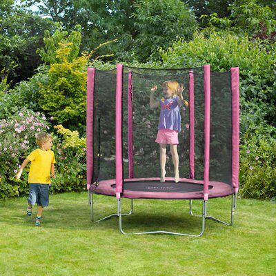 Plum Pink 6 ft Trampoline enclosure Tradepoint