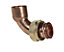 Plumbsure Bent End feed Tap connector 15mm x ½"