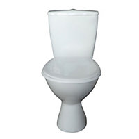 Plumbsure Bodmin Close-coupled Toilet set with Standard close seat