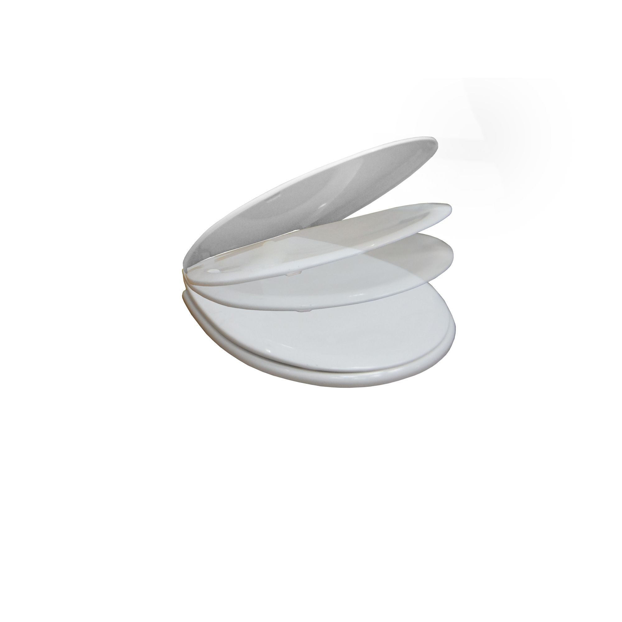 Plumbsure Bodmin White Open back close-coupled Toilet & full pedestal basin