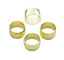 Plumbsure Brass Compression Olive (Dia)12mm, Pack of 4