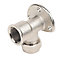 Plumbsure Compression 90° Wallplate Pipe elbow (Dia)15mm 15mm