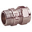 Plumbsure Compression Coupler (Dia)15mm (Dia)12.7mm 15mm