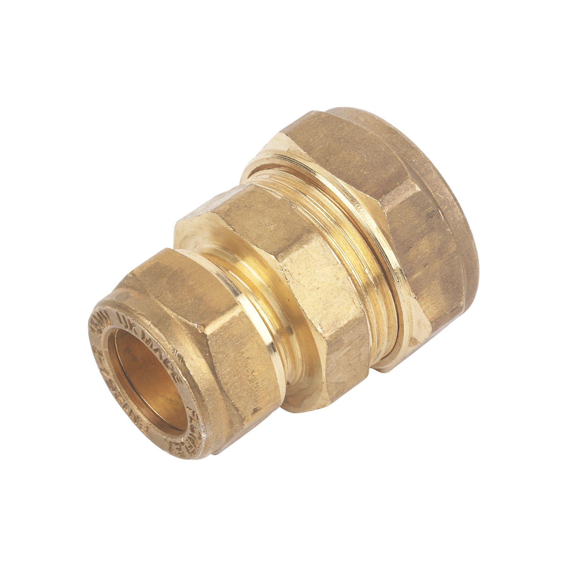 Plumbsure Compression Reducing Coupler (Dia)22mm (Dia)15mm 22mm