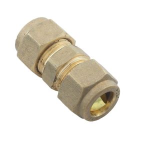 Plumbsure Compression Straight Coupler (Dia)10mm 10mm