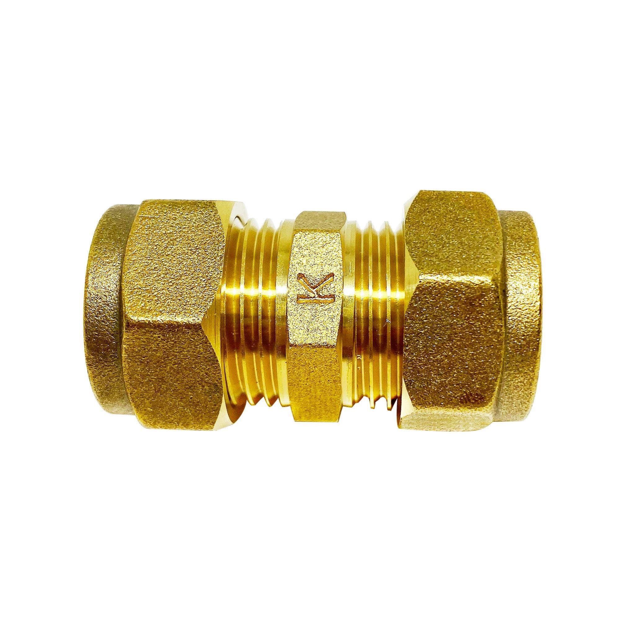 Plumbsure Compression Straight Coupler (Dia)15mm 15mm