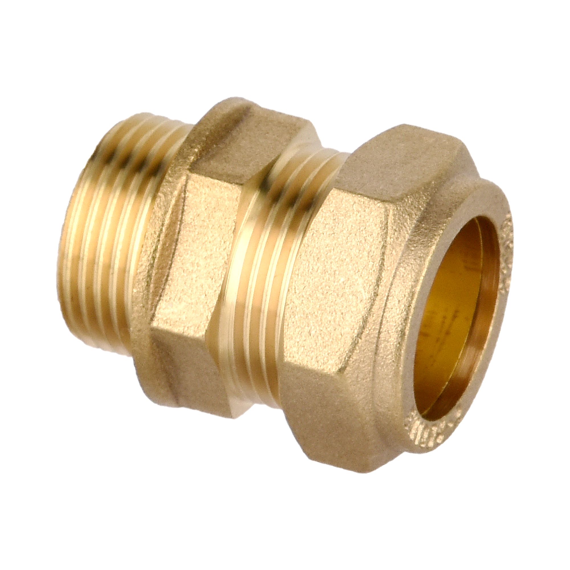 Plumbsure Compression Straight Coupler (Dia)22mm (Dia)19.05mm 22mm