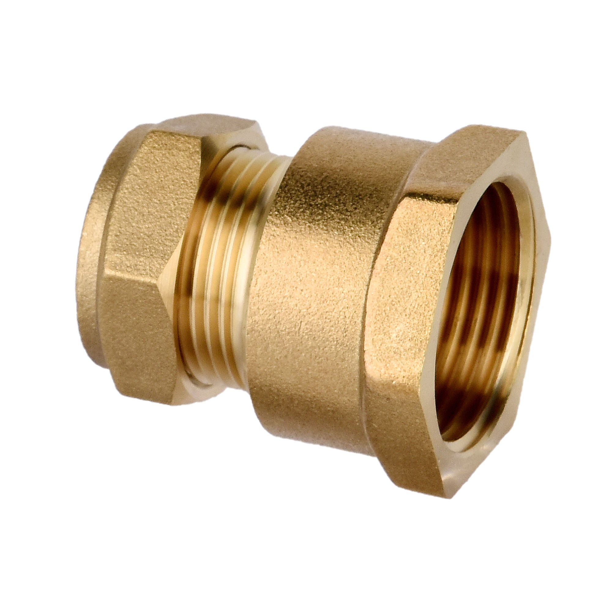 Plumbsure Compression Straight Coupler (Dia)22mm (Dia)25.4mm 22mm