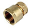 Plumbsure Compression Straight Coupler (Dia)22mm (Dia)25.4mm 22mm